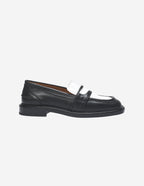  BICOLOR LEATHER LOAFERS