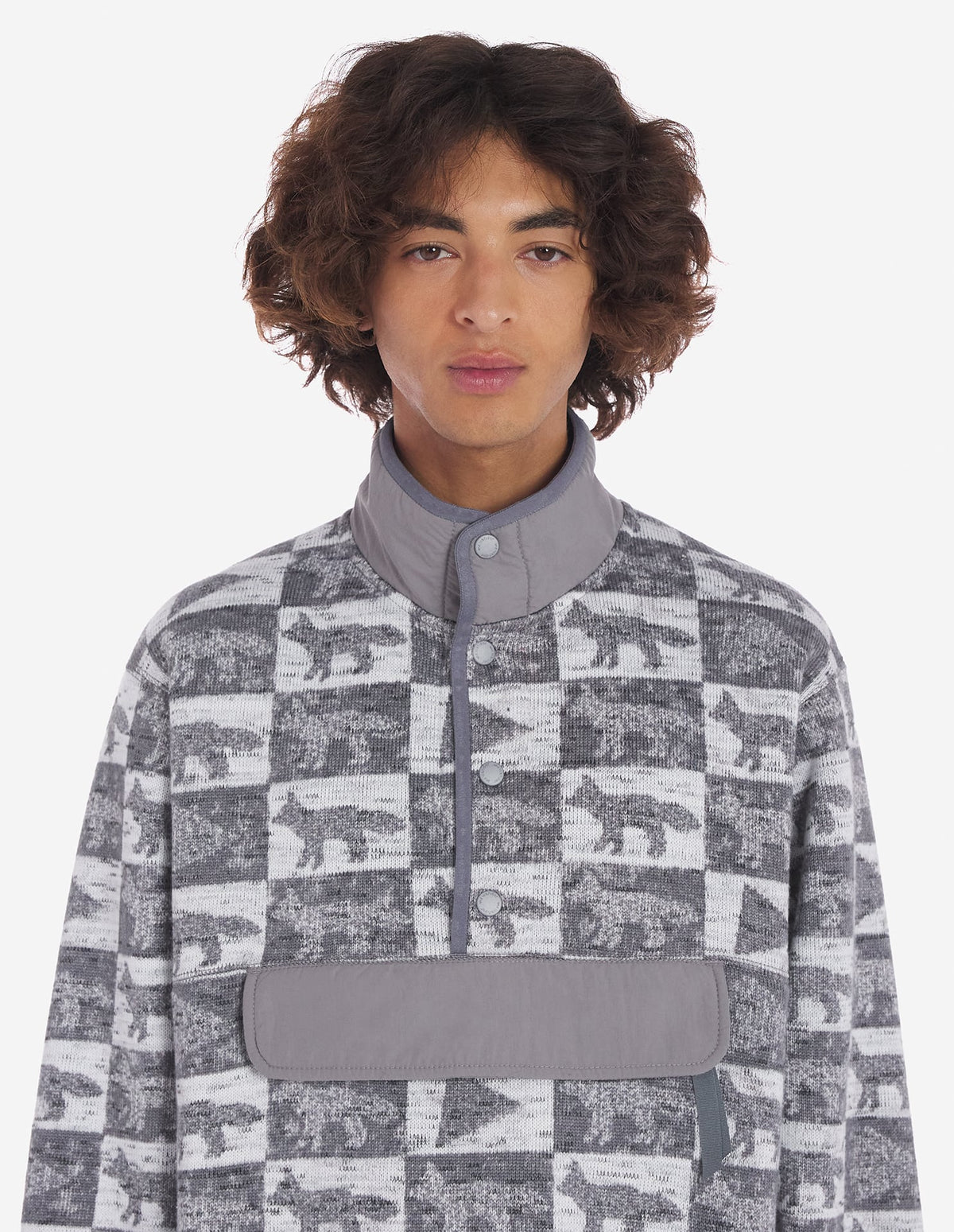  Fox Checkers Fleece Pullover