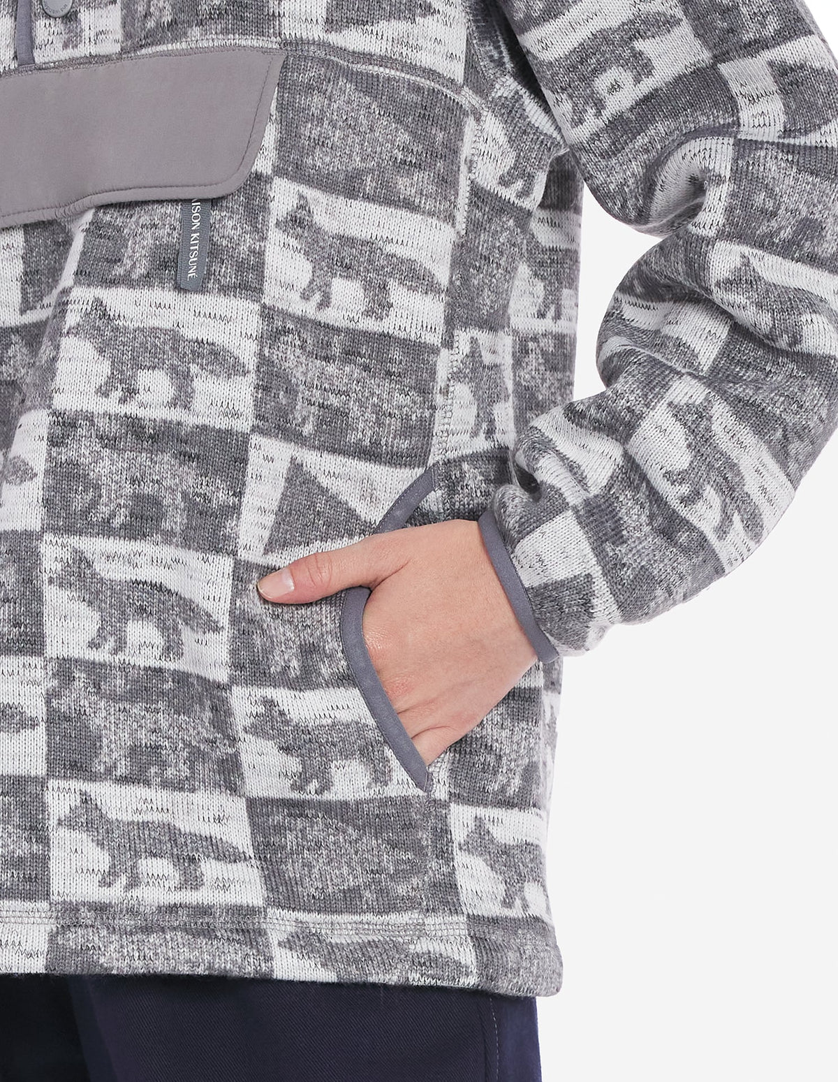  Fox Checkers Fleece Pullover
