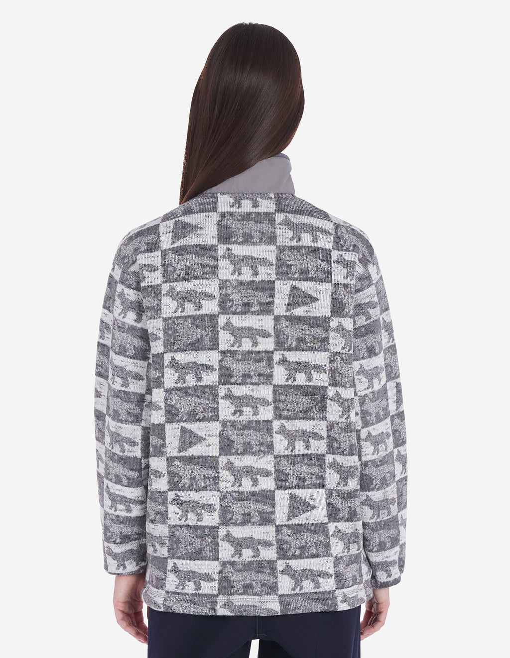  Fox Checkers Fleece Pullover