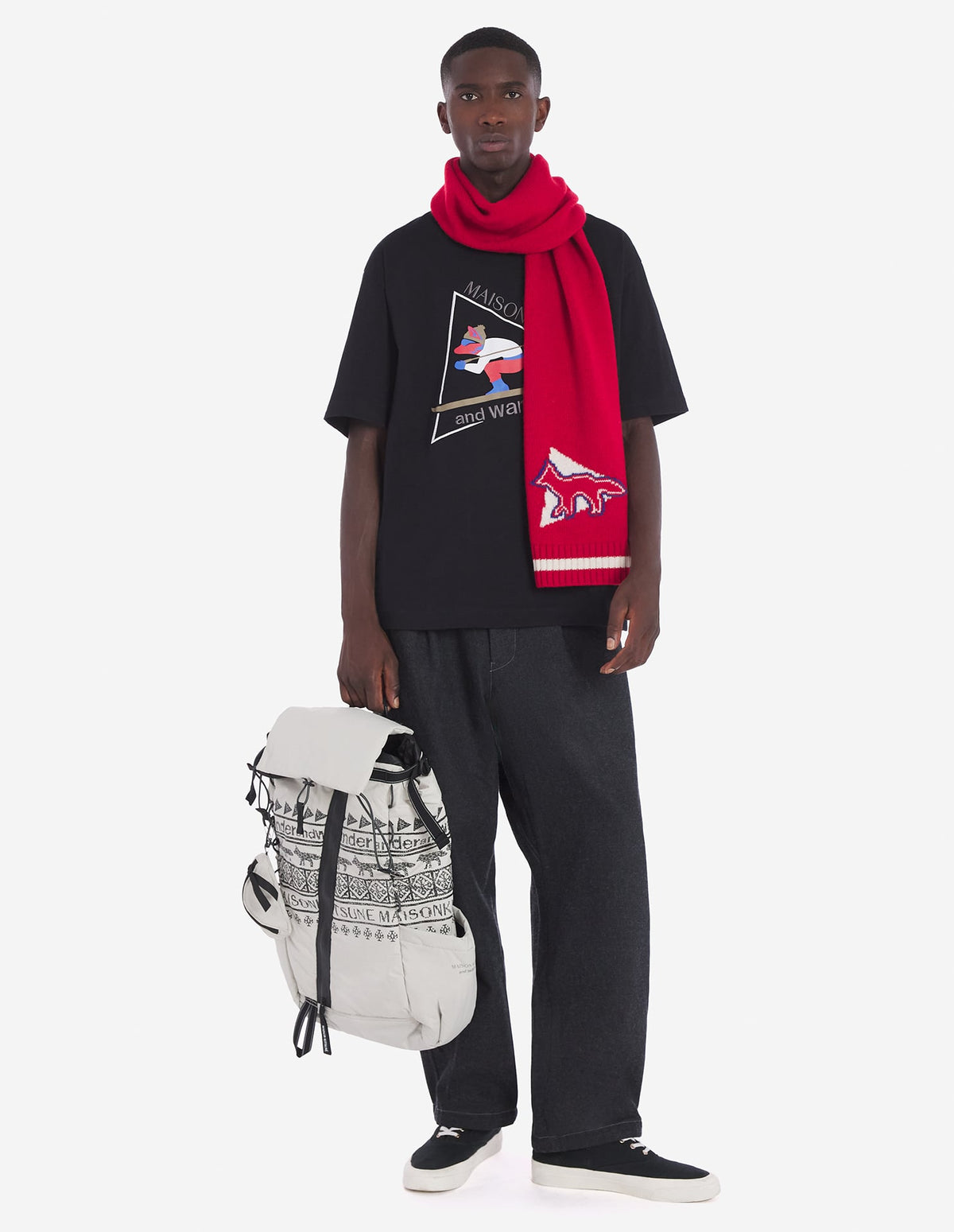 Skiing Fox Dry Cotton T