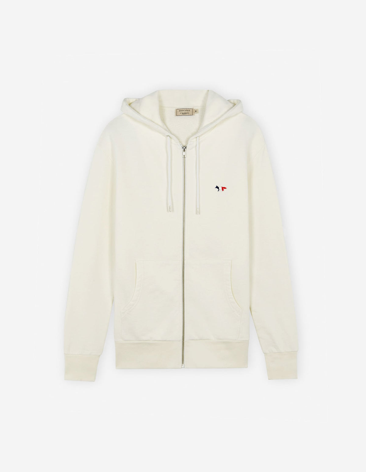  TRICOLOR FOX PATCH ZIP HOODIE