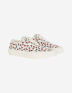 ALL-OVER TRICOLOR FOX CANVAS SNEAKERS 