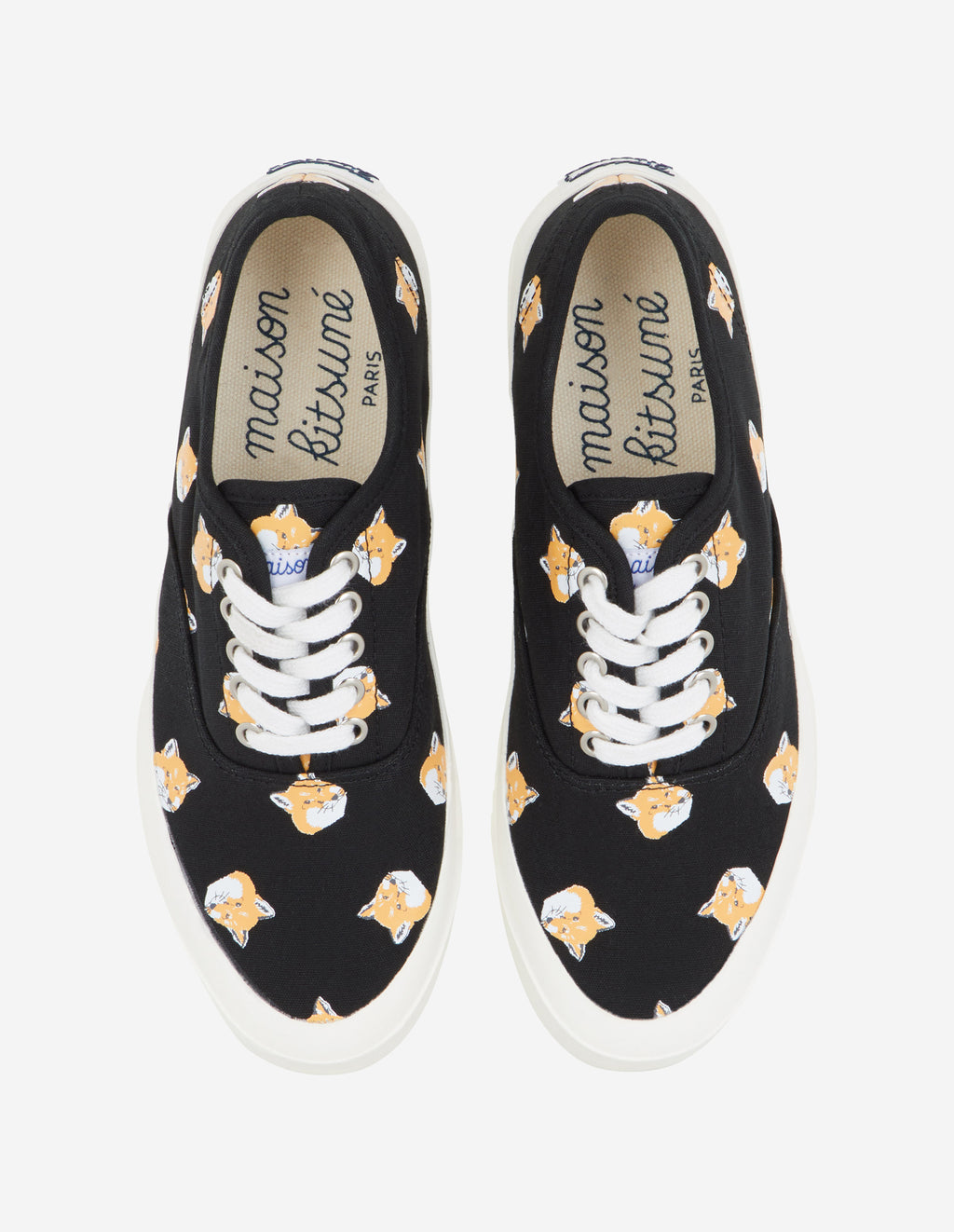  ALL OVER FOX HEAD LACED SNEAKER