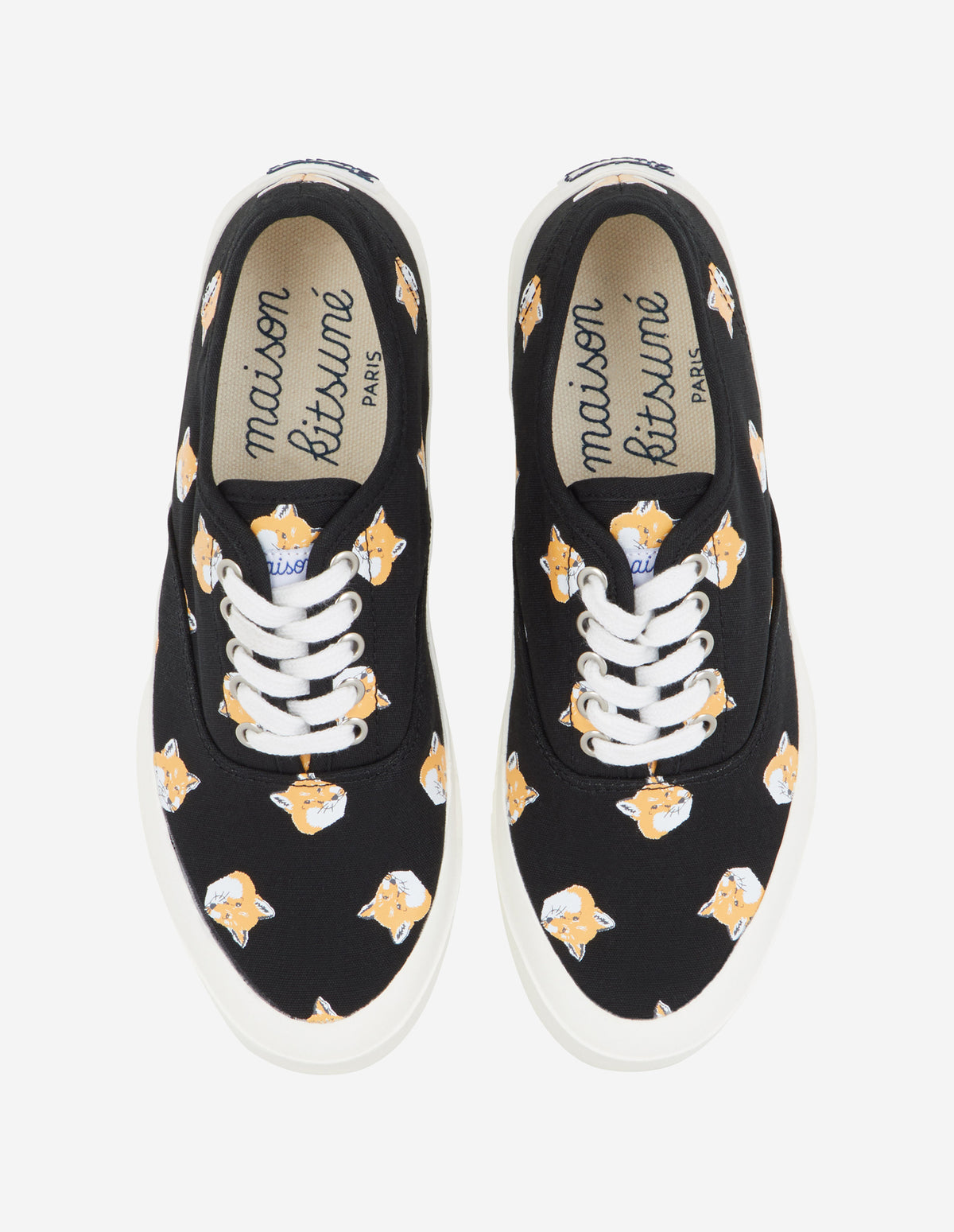  ALL OVER FOX HEAD LACED SNEAKER