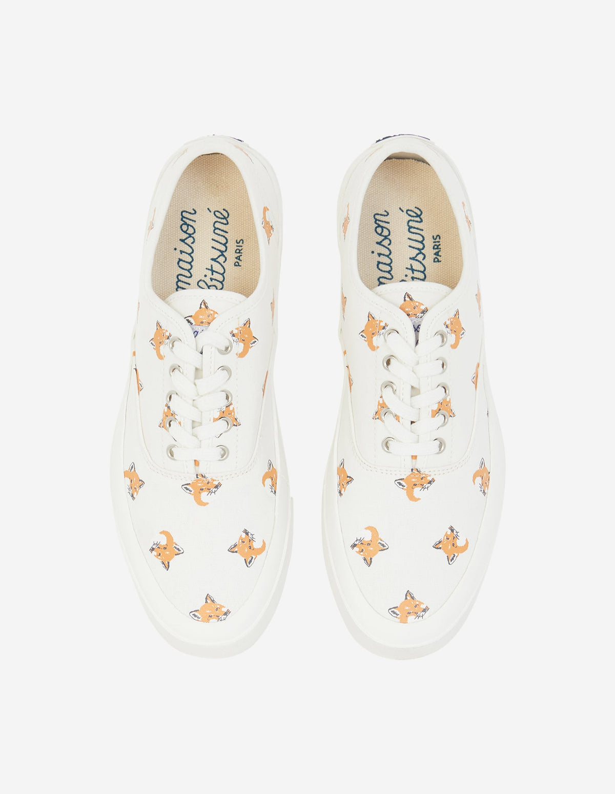  ALL OVER FOX HEAD LACED SNEAKER