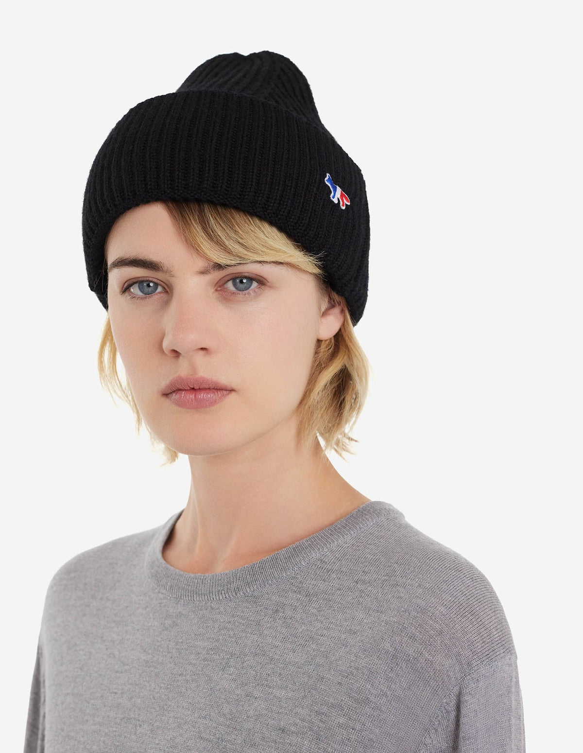  TRICOLOR FOX PATCH RIB HAT