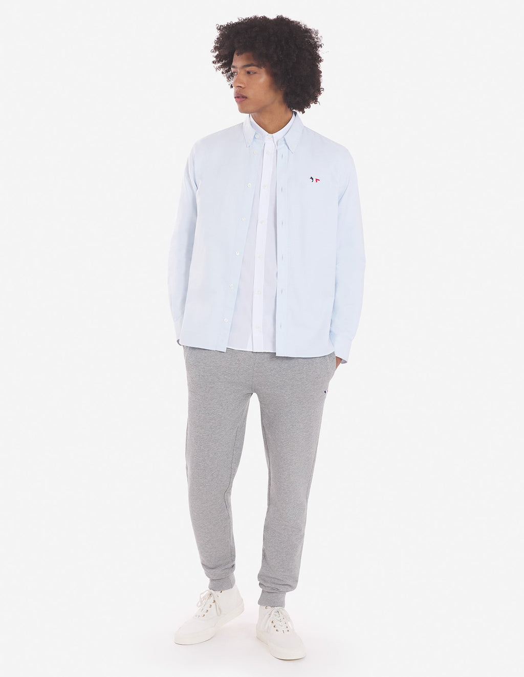  TRICOLOR FOX PATCH CLASSIC SHIRT BD