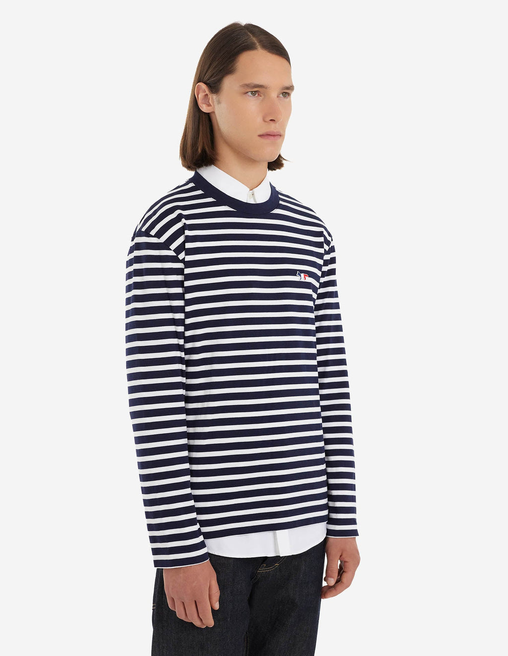  TRICOLOR FOX PATCH CLASSIC MARIN TEE-SHIRT