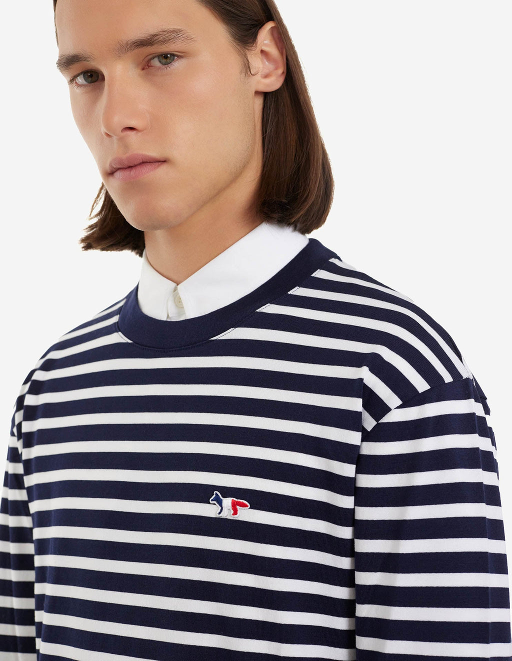  TRICOLOR FOX PATCH CLASSIC MARIN TEE-SHIRT