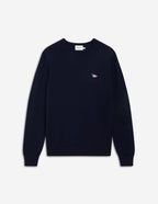  TRICOLOR FOX PATCH CLASSIC R-NECK JUMPER