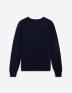  TRICOLOR FOX PATCH CLASSIC R-NECK JUMPER