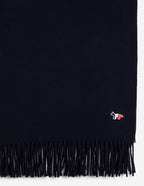  TRICOLOR FOX PATCH WOOL SCARF