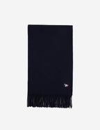  TRICOLOR FOX PATCH WOOL SCARF
