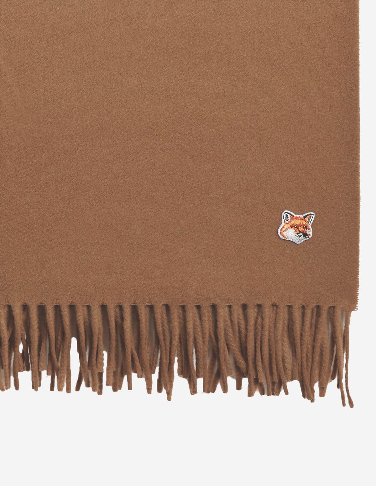  FOX HEAD PATCH WOOL SCARF