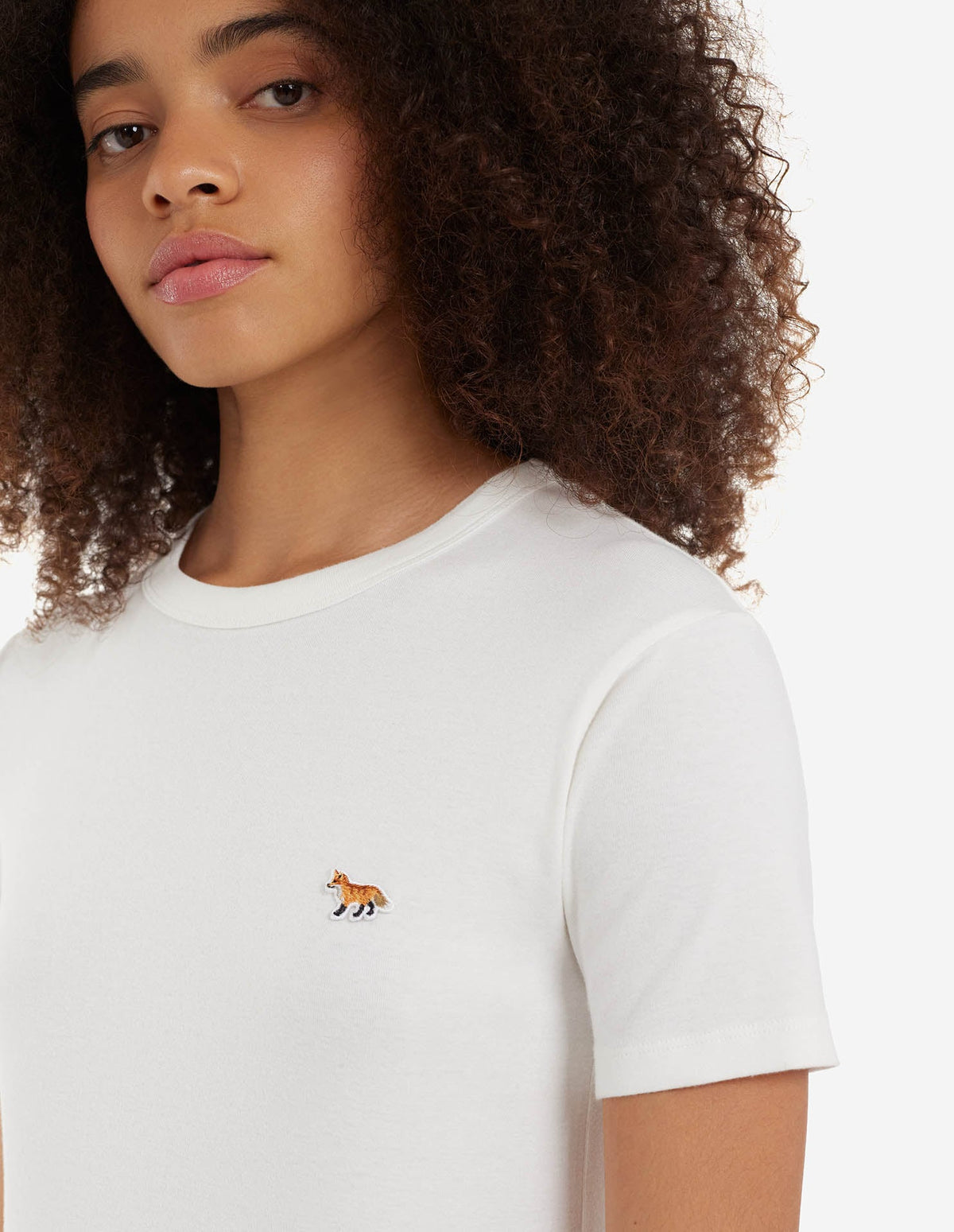  PROFILE FOX PATCH FITTED TEE-SHIRT