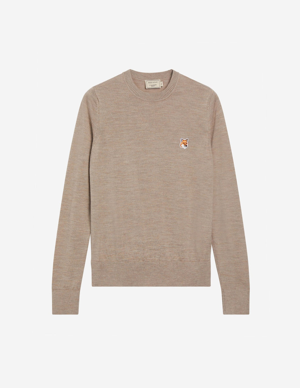  MERINOS R-NECK PULLOVER FOX HEAD PATCH