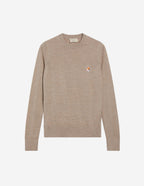  MERINOS R-NECK PULLOVER FOX HEAD PATCH
