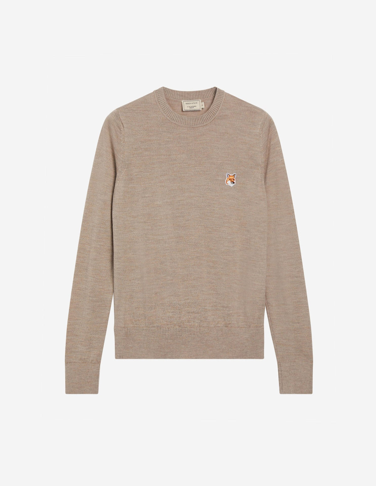  MERINOS R-NECK PULLOVER FOX HEAD PATCH
