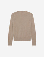 MERINOS R-NECK PULLOVER FOX HEAD PATCH