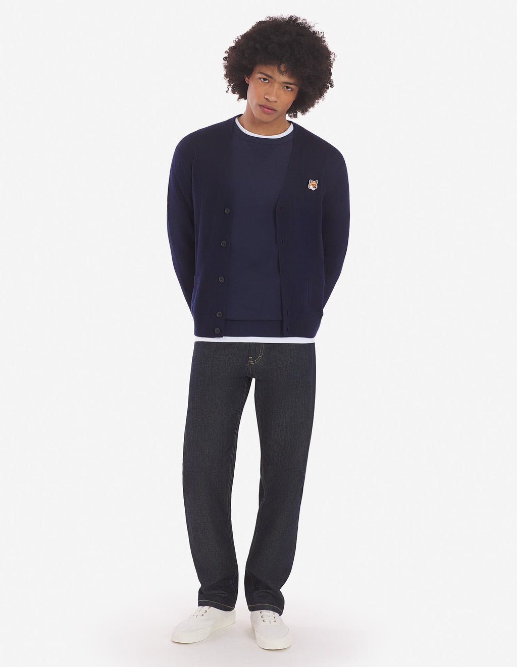  FOX HEAD PATCH CLASSIC CARDIGAN