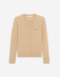 DOUBLE FOX HEAD PATCH R-NECK CARDIGAN