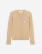  DOUBLE FOX HEAD PATCH R-NECK CARDIGAN
