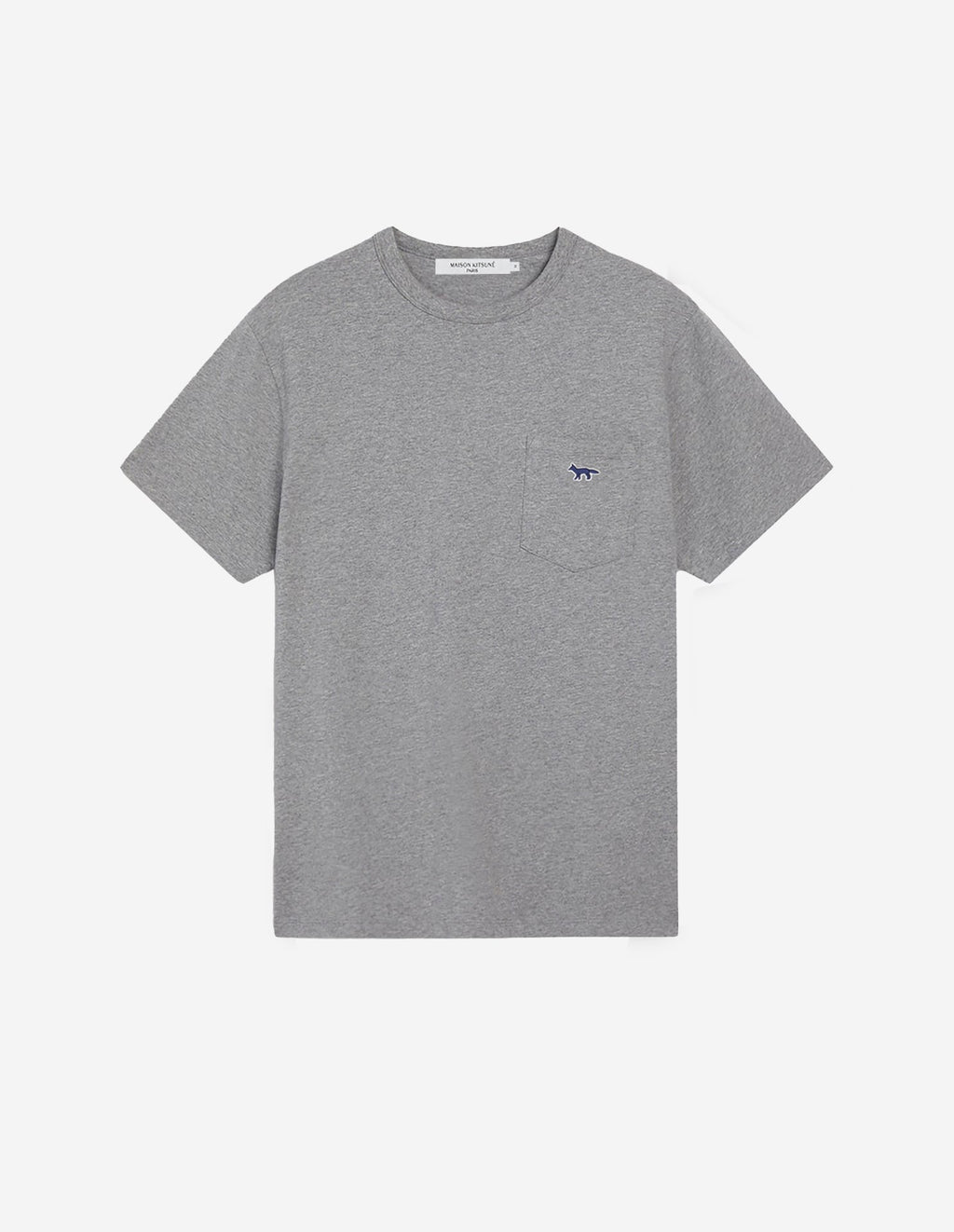 NAVY FOX PATCH CLASSIC POCKET TEE-SHIRT