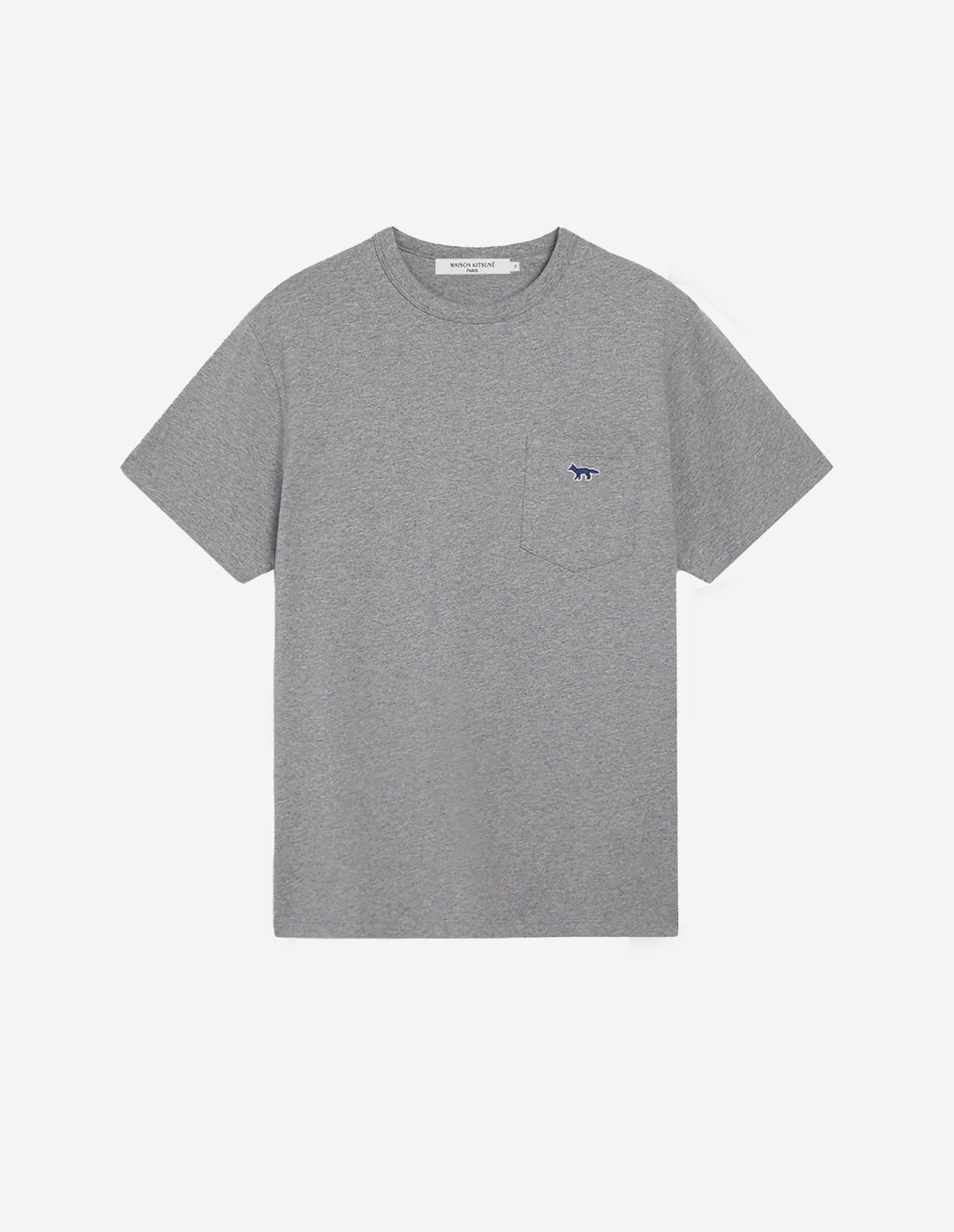  NAVY FOX PATCH CLASSIC POCKET TEE-SHIRT