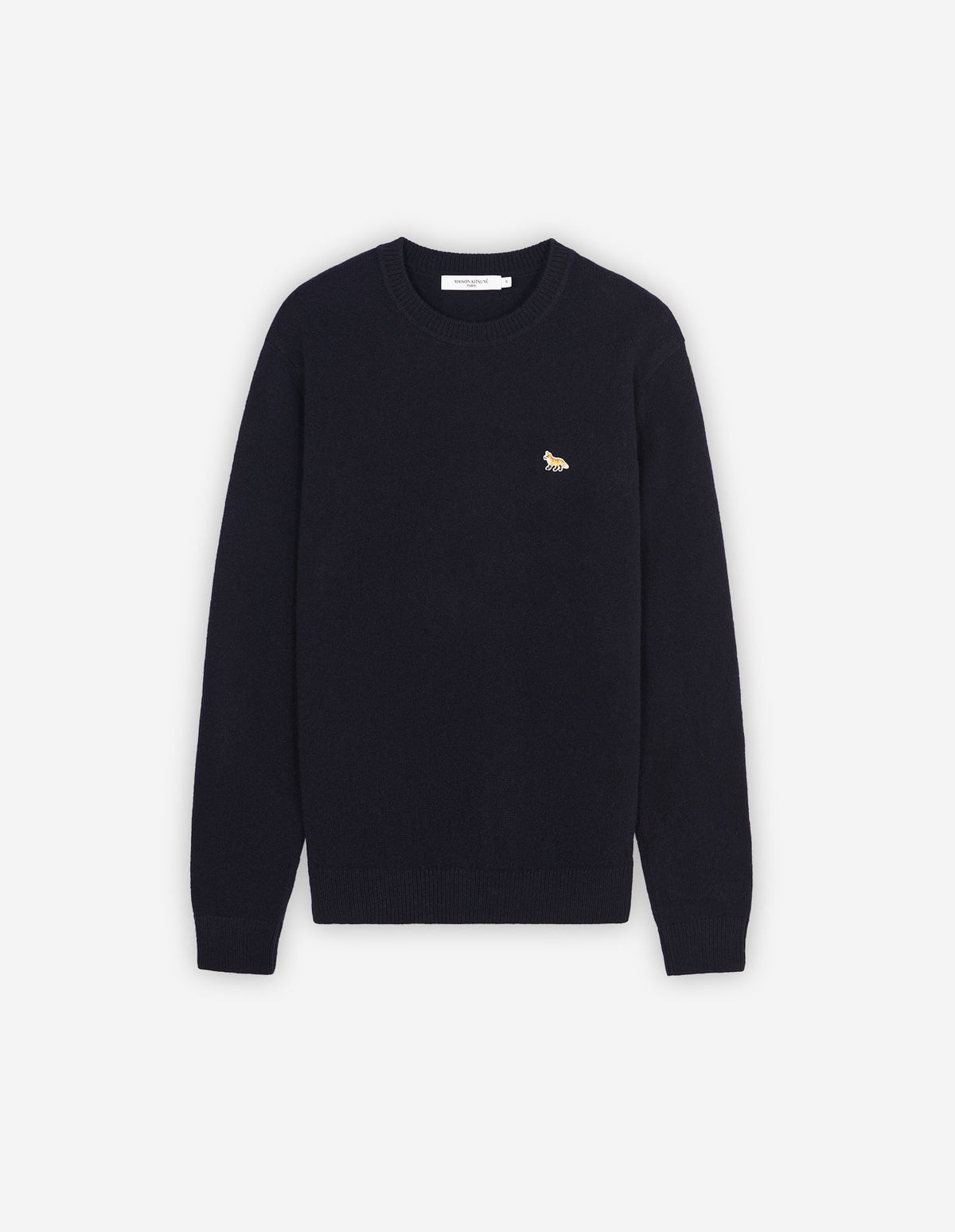 BABY FOX PATCH COSY R-NECK PULLOVER