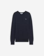  NAVY FOX PATCH R-NECK PULLOVER