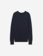  NAVY FOX PATCH R-NECK PULLOVER