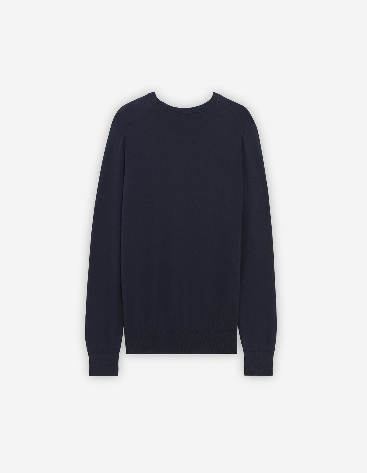  NAVY FOX PATCH R-NECK PULLOVER