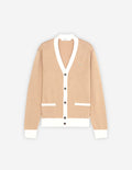  BABY FOX PATCH BI-COLOR CLASSIC CARDIGAN