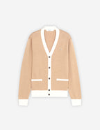  BABY FOX PATCH BI-COLOR CLASSIC CARDIGAN