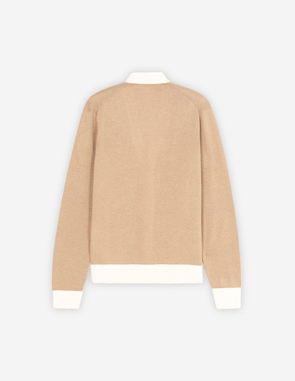  BABY FOX PATCH BI-COLOR CLASSIC CARDIGAN