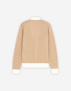  BABY FOX PATCH BI-COLOR CLASSIC CARDIGAN