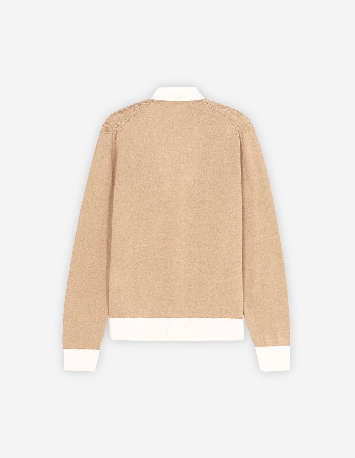  BABY FOX PATCH BI-COLOR CLASSIC CARDIGAN