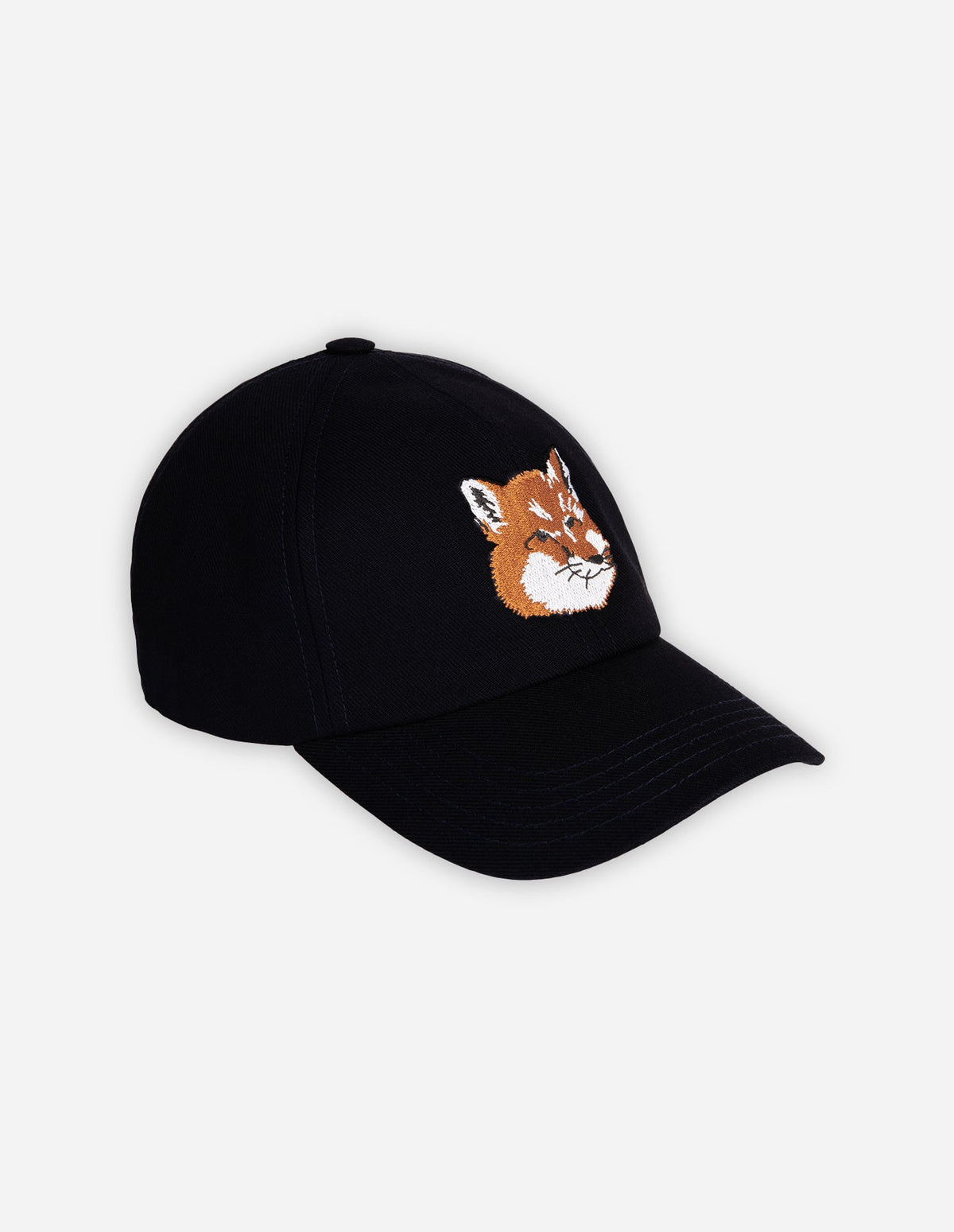  LARGE FOX HEAD EMBROIDERY 6P CAP