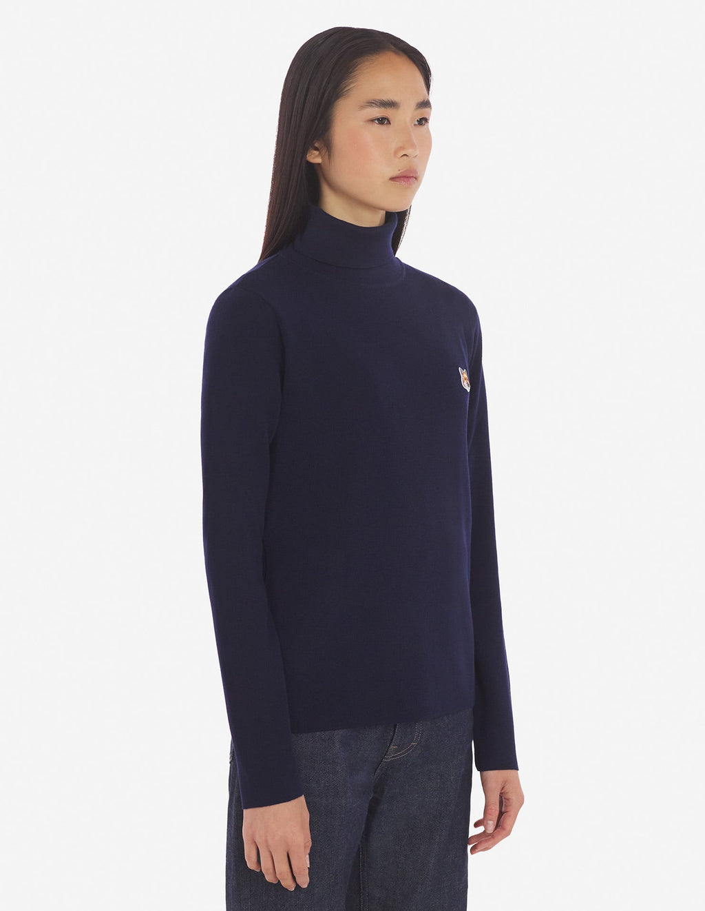  FOX HEAD PATCH FITTED TURTLENECK