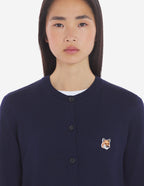  FOX HEAD PATCH ADJUSTED R-NECK CARDIGAN