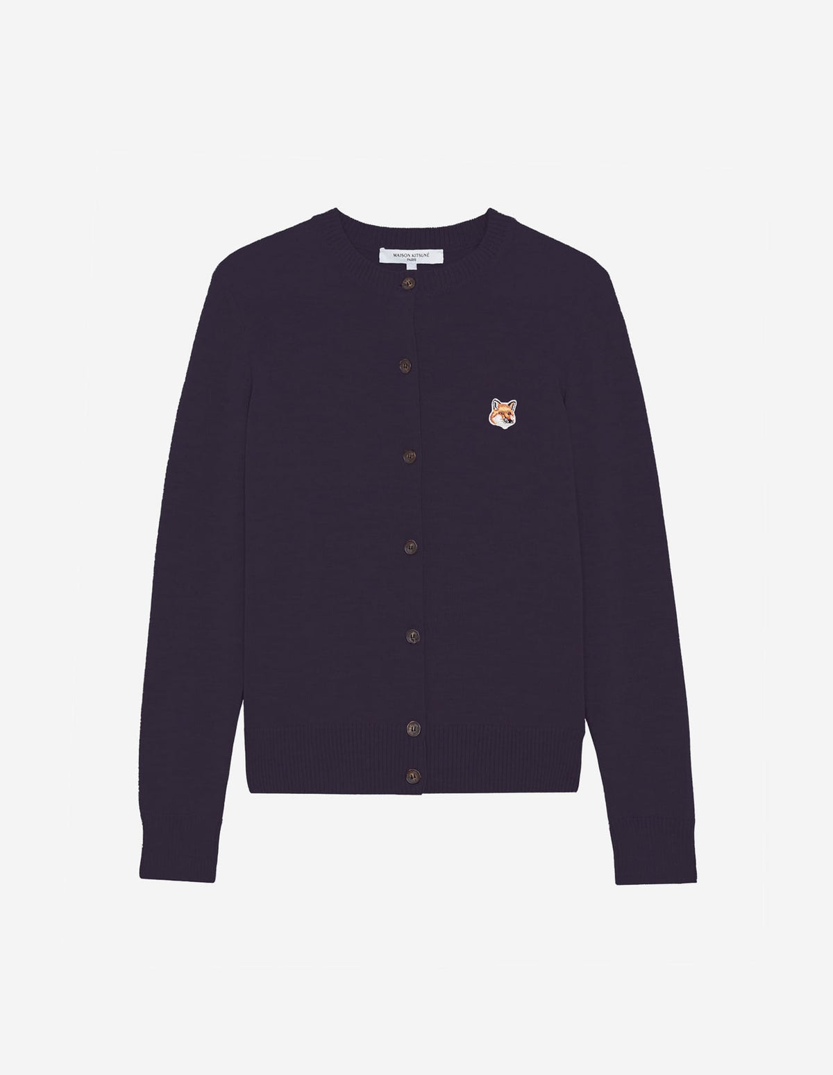  FOX HEAD PATCH ADJUSTED R-NECK CARDIGAN