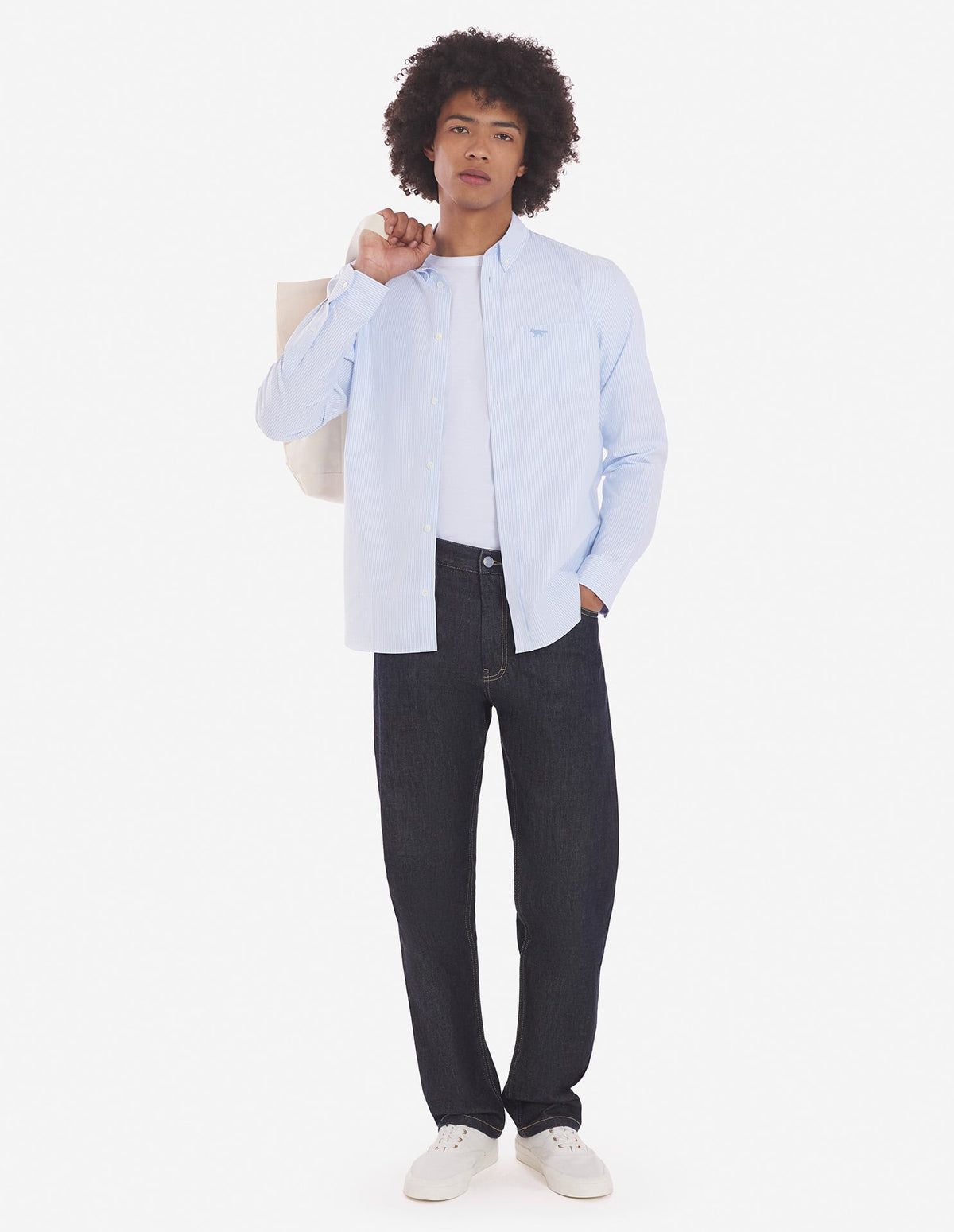  FOX EMBROIDERY POCKET CLASSIC SHIRT BD