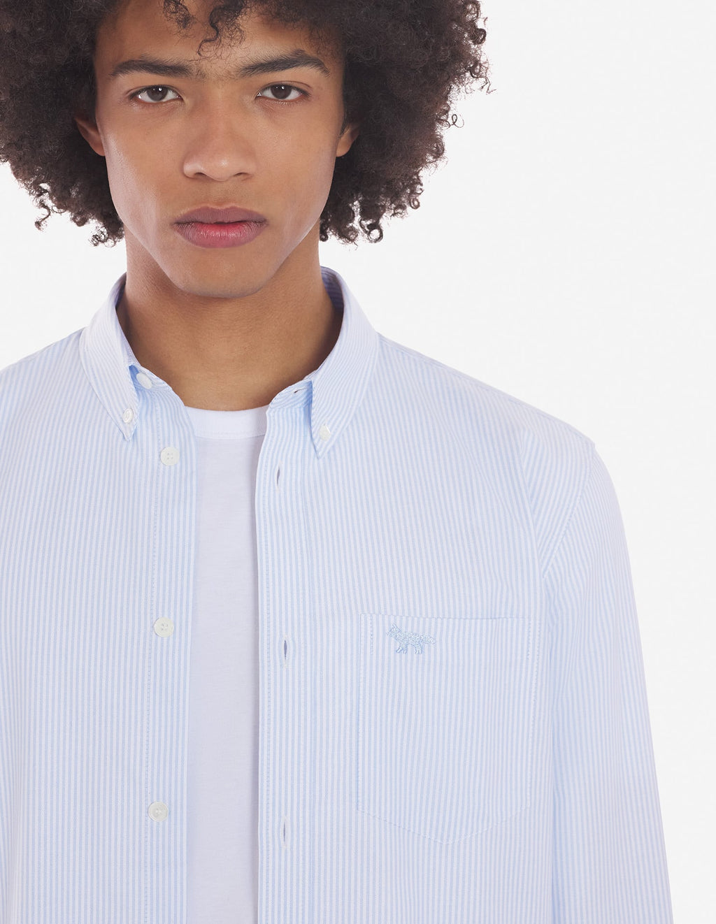  FOX EMBROIDERY POCKET CLASSIC SHIRT BD