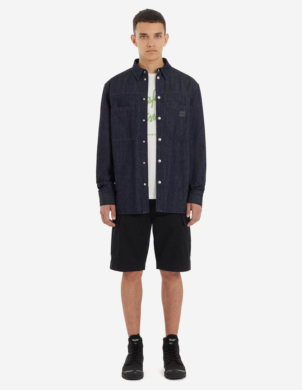  CAFE DENIM WORKWEAR SHIRT