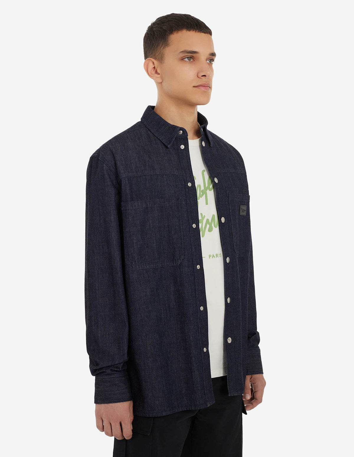  CAFE DENIM WORKWEAR SHIRT