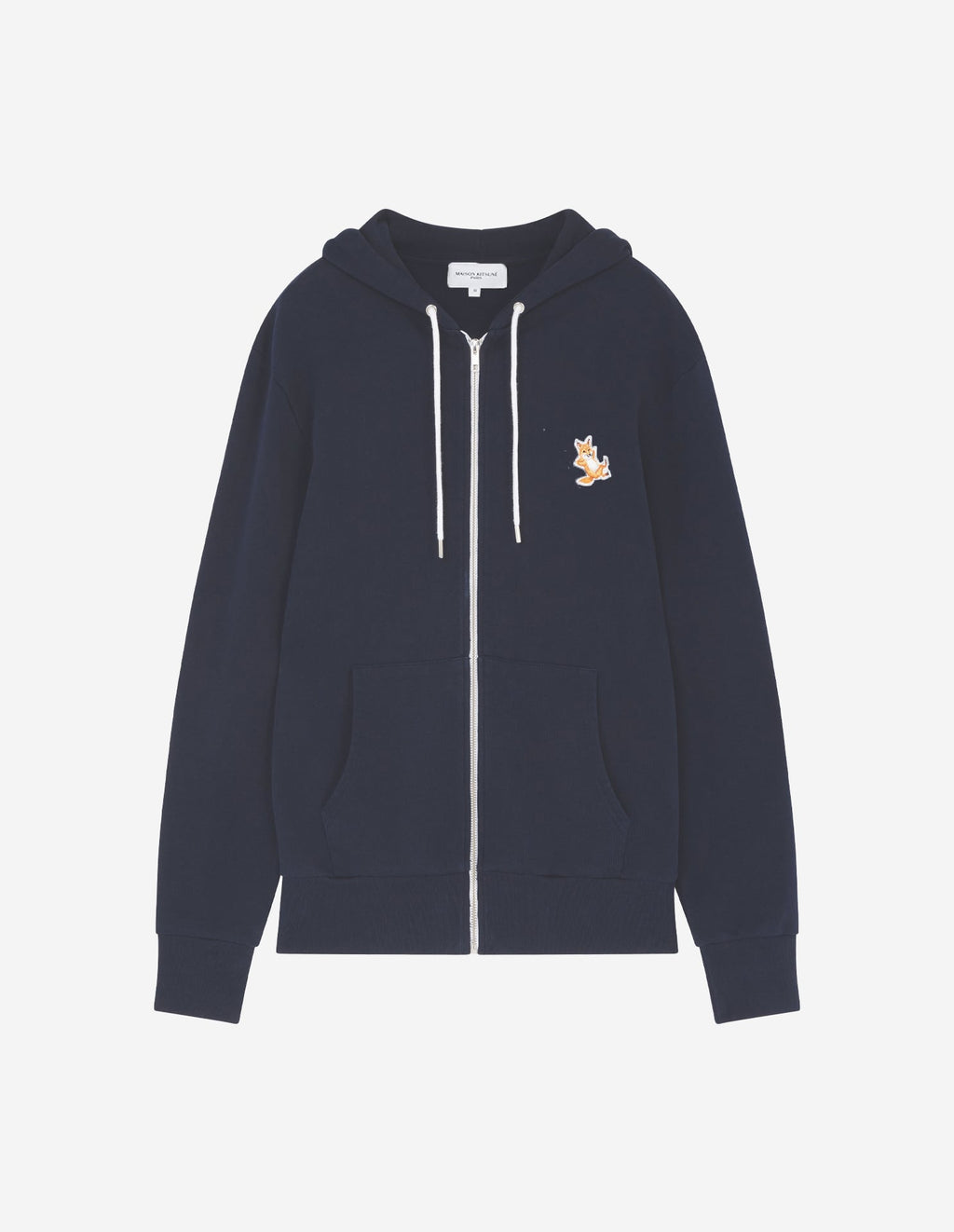  CHILLAX FOX PATCH ZIPPED HOODIE