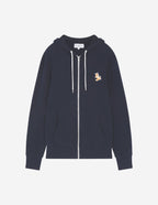  CHILLAX FOX PATCH ZIPPED HOODIE