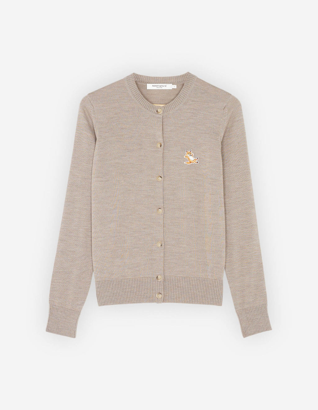  CHILLAX FOX PATCH ADJUSTED R-NECK CARDIGAN