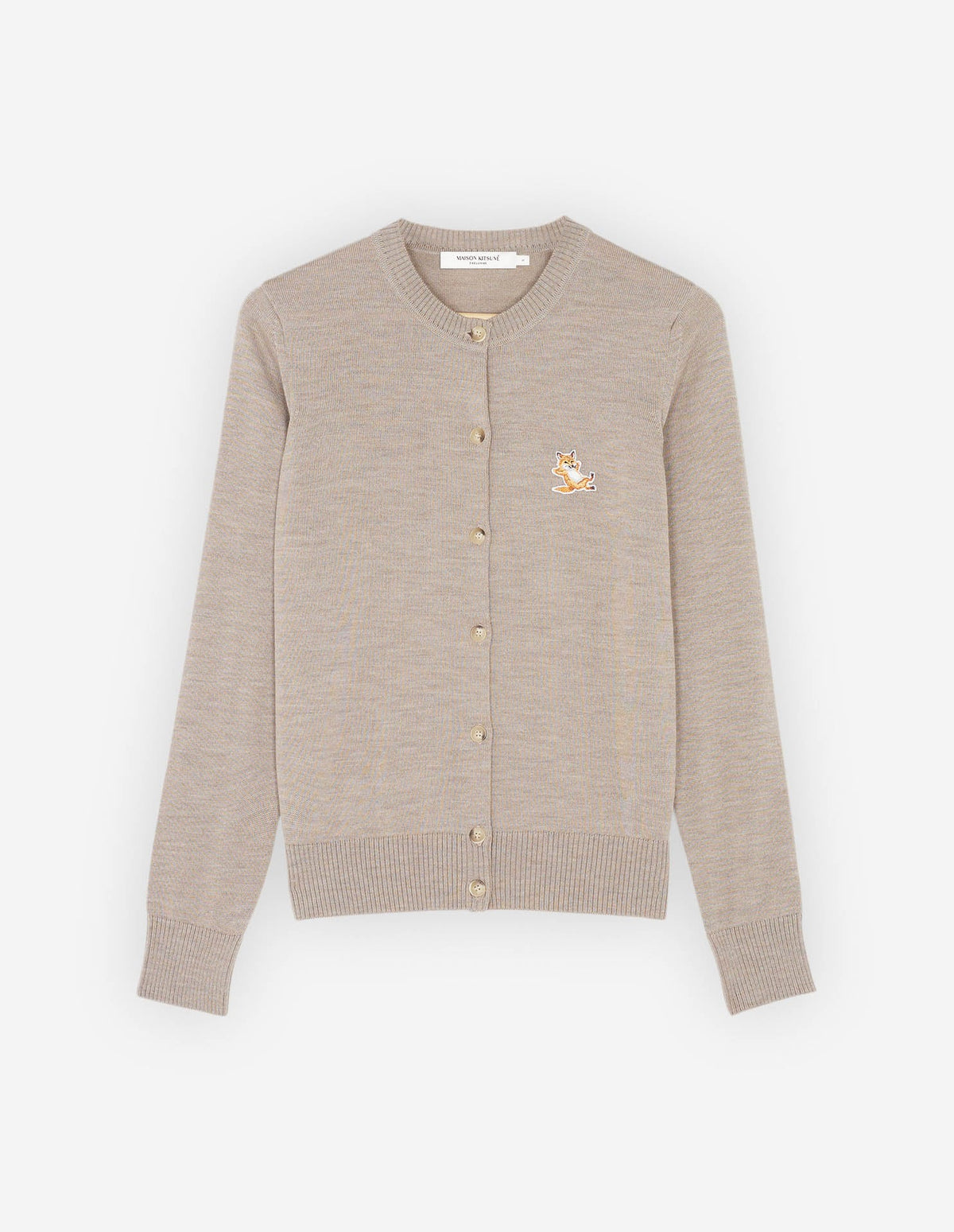 CHILLAX FOX PATCH ADJUSTED R-NECK CARDIGAN